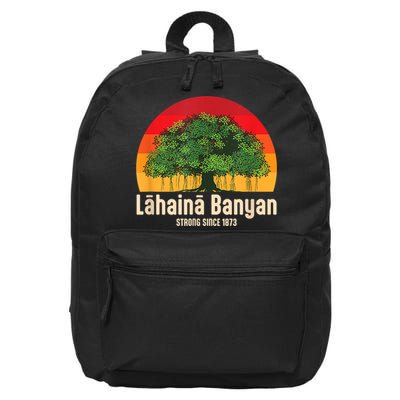 Banyan Tree Lahaina Maui Hawaii 16 in Basic Backpack