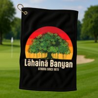 Banyan Tree Lahaina Maui Hawaii Golf Towel