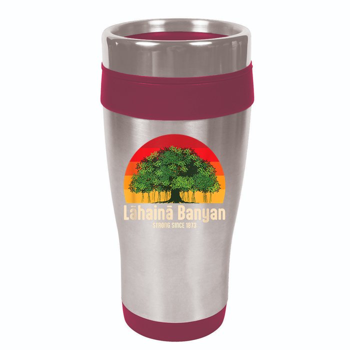 Banyan Tree Lahaina Maui Hawaii 16oz Travel Tumbler