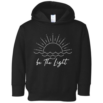 Be The Light Christian Toddler Hoodie