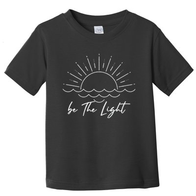 Be The Light Christian Toddler T-Shirt