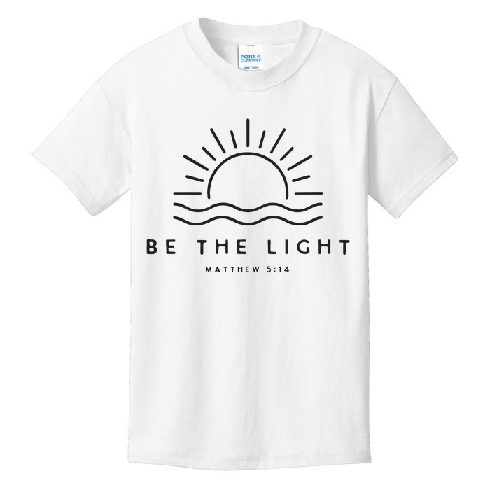 Be The Light Christian Inspirational Kids T-Shirt