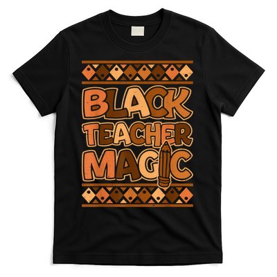 Black Teacher Magic African Pride Black History Juneteenth T-Shirt