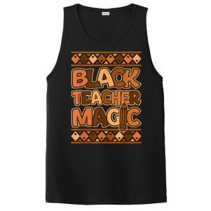 Black Teacher Magic African Pride Black History Juneteenth PosiCharge Competitor Tank