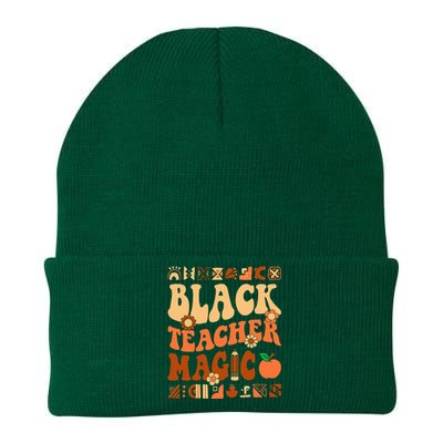 Black Teacher Magic Melanin Africa History Pride Teacher  Knit Cap Winter Beanie