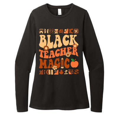 Black Teacher Magic Melanin Africa History Pride Teacher  Womens CVC Long Sleeve Shirt