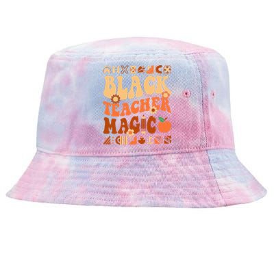 Black Teacher Magic Melanin Africa History Pride Teacher  Tie-Dyed Bucket Hat