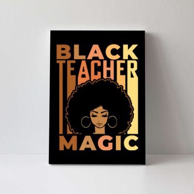 Black Teacher Magic Black History Month Melanin Canvas