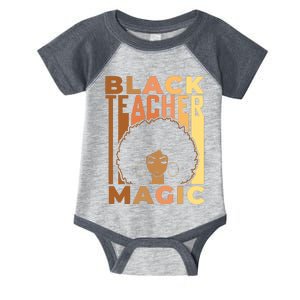 Black Teacher Magic Black History Month Melanin Infant Baby Jersey Bodysuit