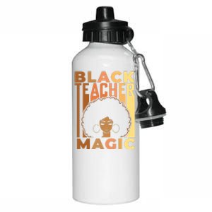 Black Teacher Magic Black History Month Melanin Aluminum Water Bottle