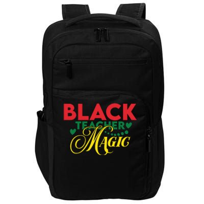 Black Teacher Magic Teacher Black History Month Impact Tech Backpack