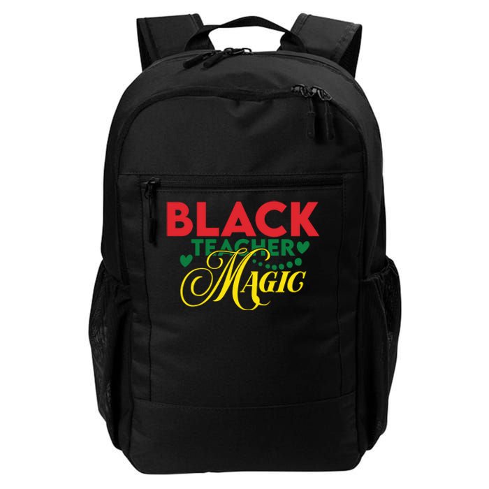 Black Teacher Magic Teacher Black History Month Daily Commute Backpack