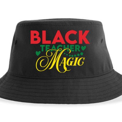 Black Teacher Magic Teacher Black History Month Sustainable Bucket Hat