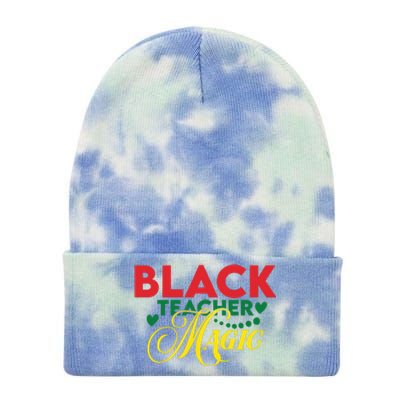 Black Teacher Magic Teacher Black History Month Tie Dye 12in Knit Beanie