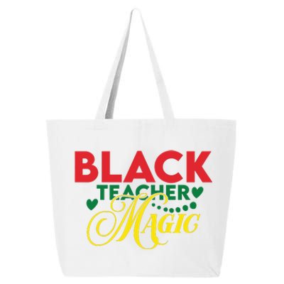 Black Teacher Magic Teacher Black History Month 25L Jumbo Tote