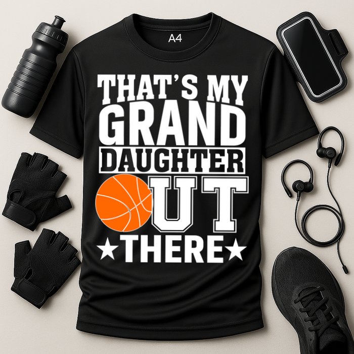 Basketball That's My Grand Daughter Out There Cooling Performance Crew T-Shirt