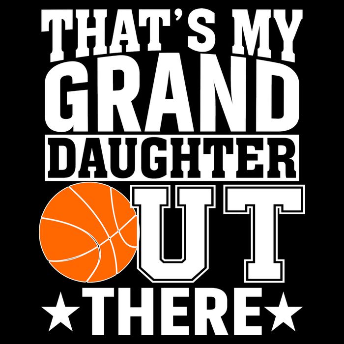 Basketball That's My Grand Daughter Out There 16 in Basic Backpack