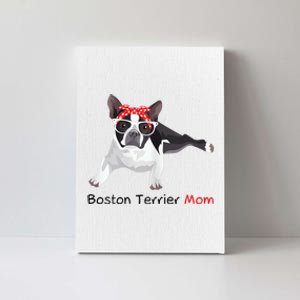 Boston Terrier Mom Bandana Womens Boston Terrier. Dog Canvas