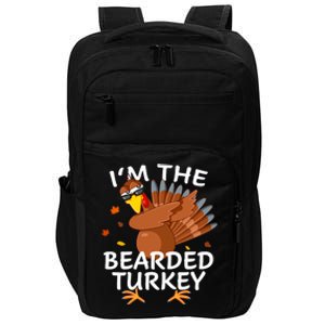 Bearded Turkey Matching Outfit Thanksgiving Pajamas Family Impact Tech Backpack