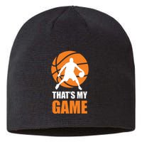 Basketball Thats My Game Sustainable Beanie