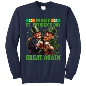 Beer Trump Make St PatrickS Day Great Again Irish Shamrock Sweatshirt