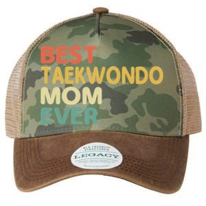 Best Taekwondo Mom Ever Martial Arts Tkd Gift Legacy Tie Dye Trucker Hat