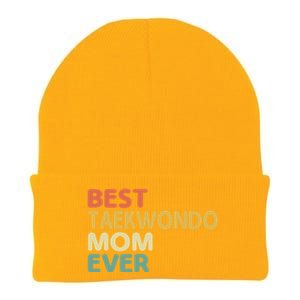 Best Taekwondo Mom Ever Martial Arts Tkd Gift Knit Cap Winter Beanie