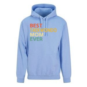 Best Taekwondo Mom Ever Martial Arts Tkd Gift Unisex Surf Hoodie