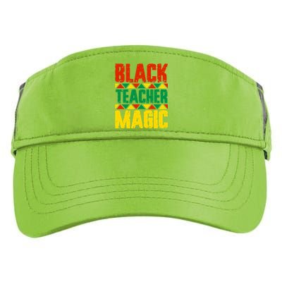 Black Teacher Magic Funny Gift Adult Drive Performance Visor