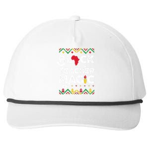 Black Teacher Magic Teacher Black History Month Snapback Five-Panel Rope Hat