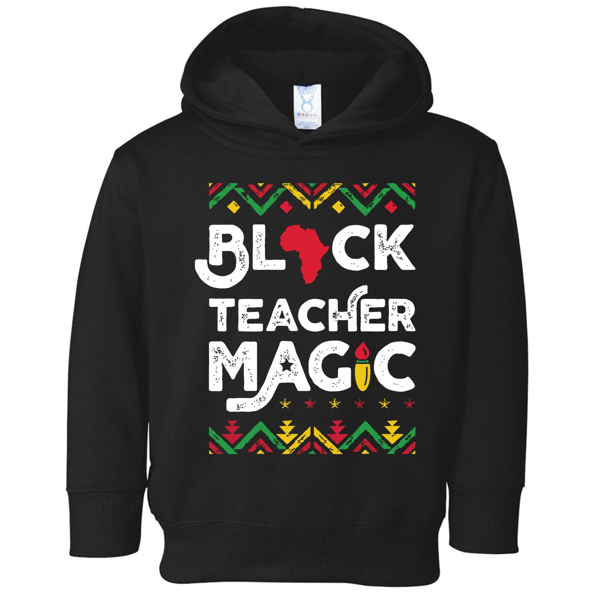 Black Teacher Magic Teacher Black History Month Toddler Hoodie