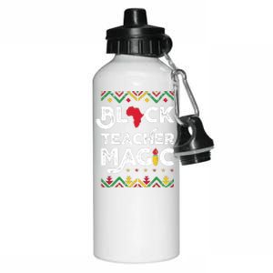 Black Teacher Magic Teacher Black History Month Aluminum Water Bottle