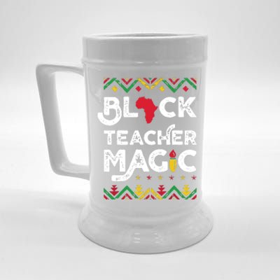 Black Teacher Magic Teacher Black History Month Beer Stein