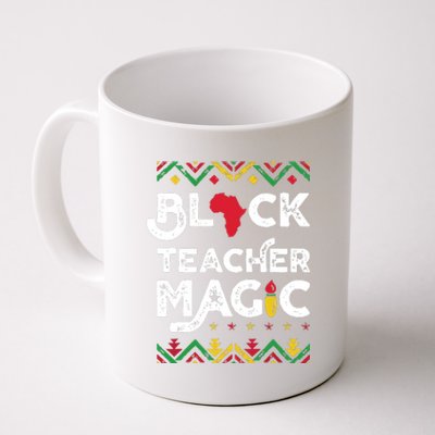 Black Teacher Magic Teacher Black History Month Coffee Mug