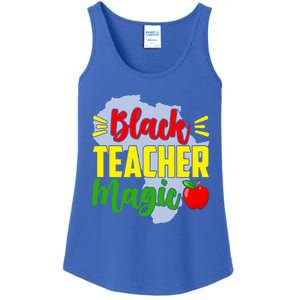 Black Teacher Magic African American Black History Month Gift Ladies Essential Tank