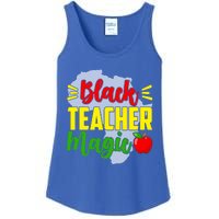 Black Teacher Magic African American Black History Month Gift Ladies Essential Tank