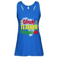 Black Teacher Magic African American Black History Month Gift Ladies Essential Flowy Tank