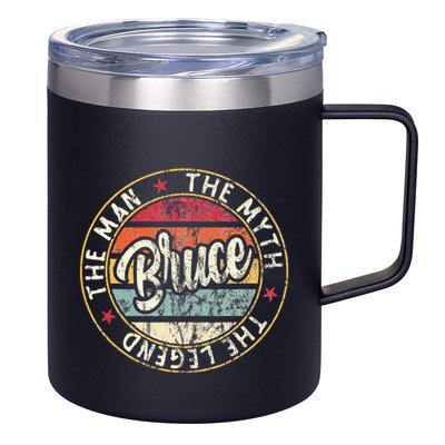 Bruce The Man The Myth The Legend First Name Bruce 12oz Stainless Steel Coffee Mug