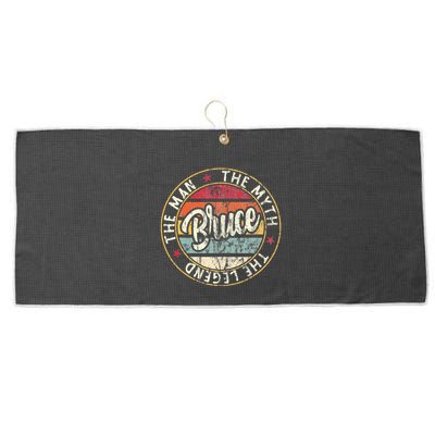Bruce The Man The Myth The Legend First Name Bruce Large Microfiber Waffle Golf Towel