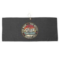Bruce The Man The Myth The Legend First Name Bruce Large Microfiber Waffle Golf Towel