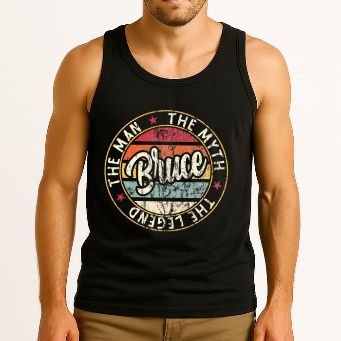 Bruce The Man The Myth The Legend First Name Bruce Tank Top