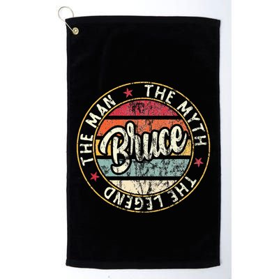 Bruce The Man The Myth The Legend First Name Bruce Golf Towel