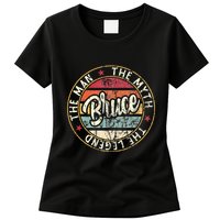 Bruce The Man The Myth The Legend First Name Bruce Womens T-Shirt