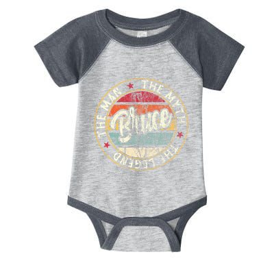Bruce The Man The Myth The Legend First Name Bruce Infant Baby Jersey Bodysuit