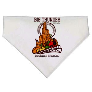 Big Thunder Mountain Railroad The Wildest Train Ride West USA-Made Doggie Bandana