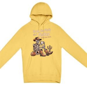 Bruh The Math AinT Mathin Show Your Work Halloween Teacher Premium Pullover Hoodie