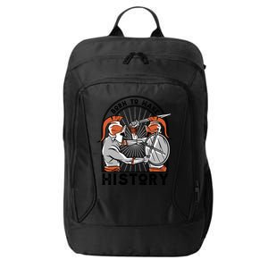 Born To Make History Spartan City Backpack