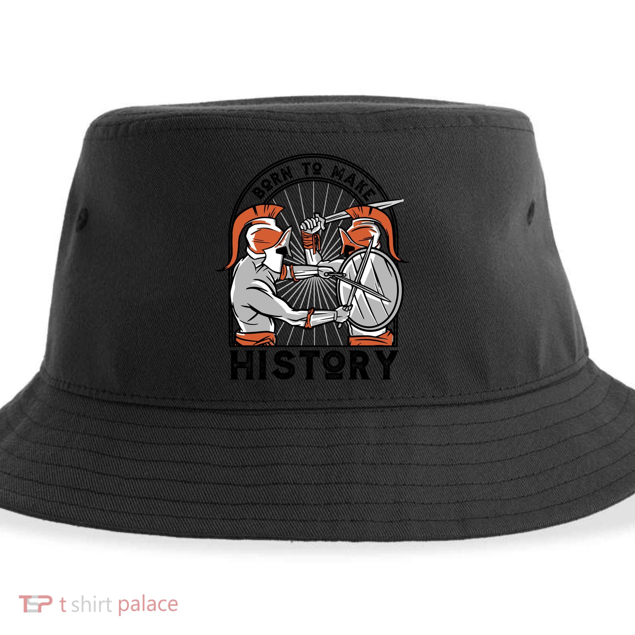 Born To Make History Spartan Sustainable Bucket Hat