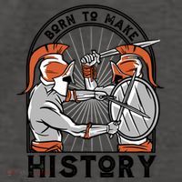 Born To Make History Spartan Vector Backpack