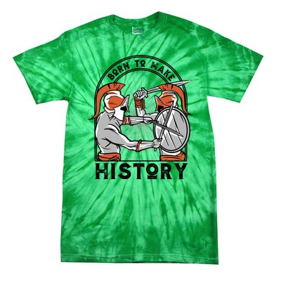 Born To Make History Spartan Tie-Dye T-Shirt